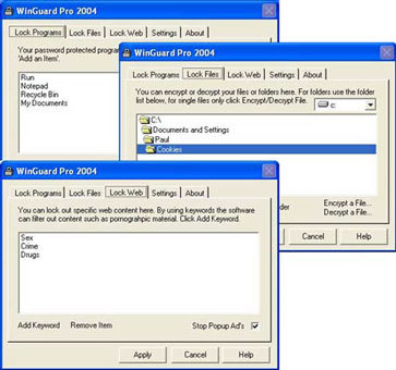 WinGuard Pro 2004 Premium Edition Screenshot